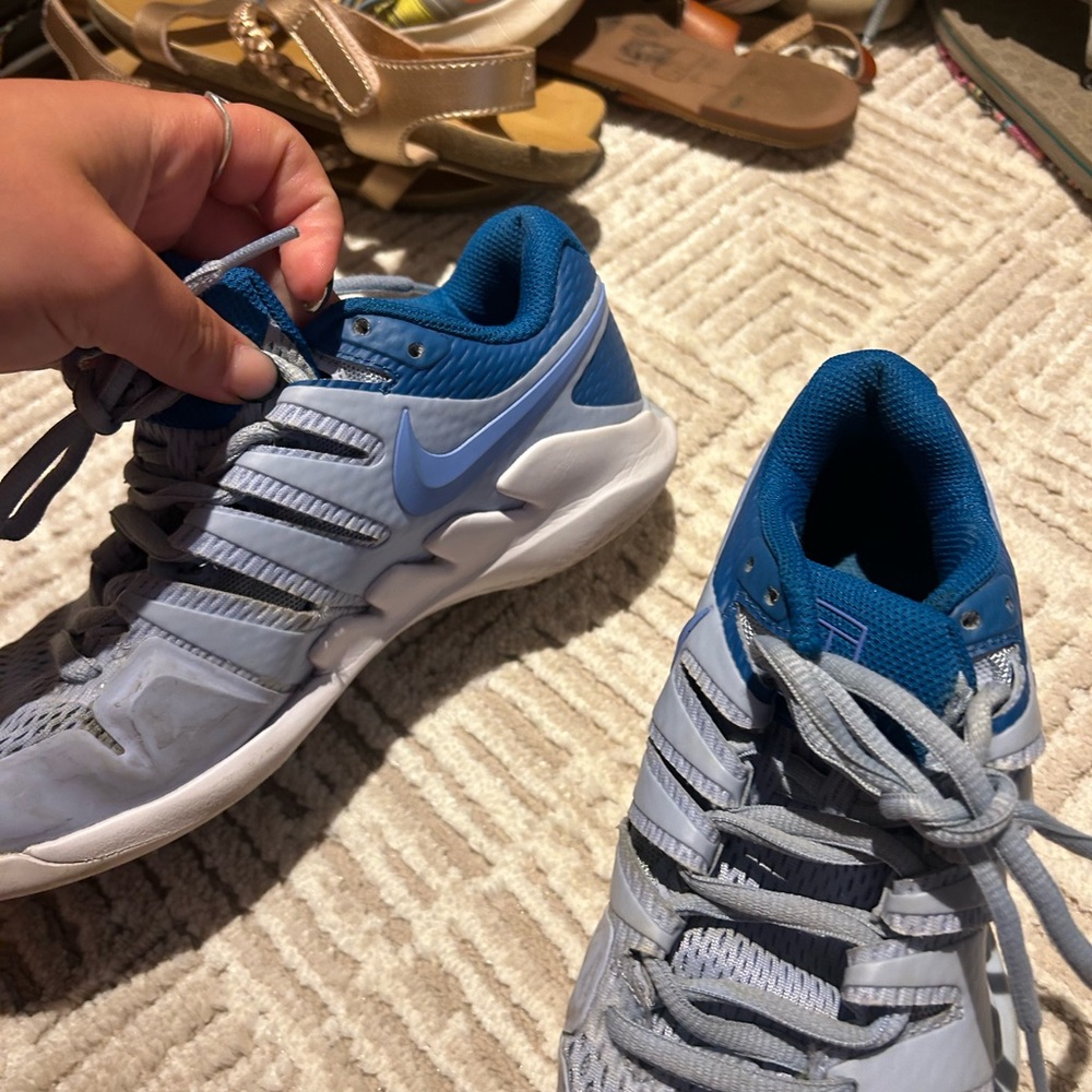Nike Blue and Gray Athletic Shoes